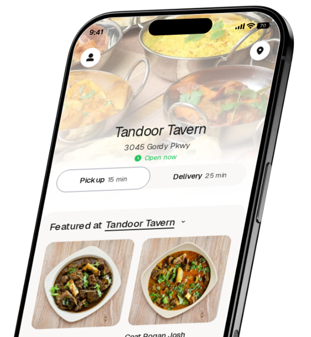 Tandoor Tavern app preview