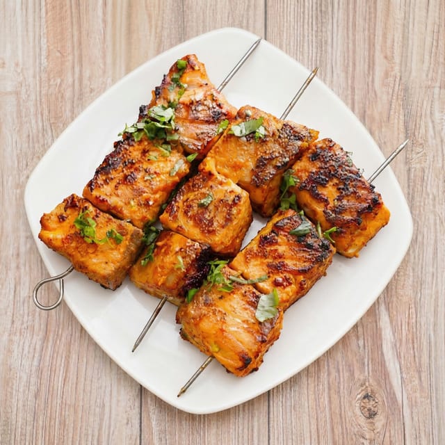 Tandoori Salmon.