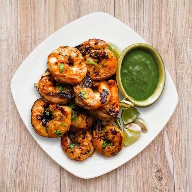 Tandoori Shrimp Sizzler.