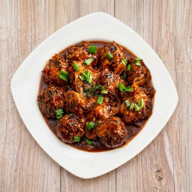 Veg Manchurian.