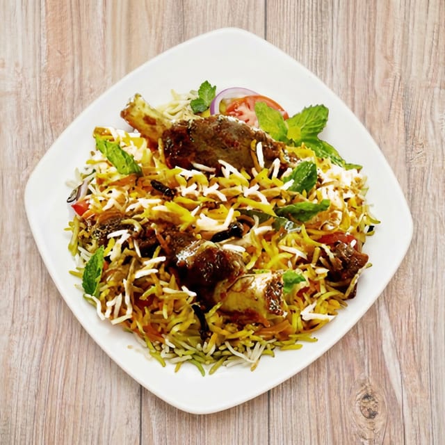 Goat Biryani.